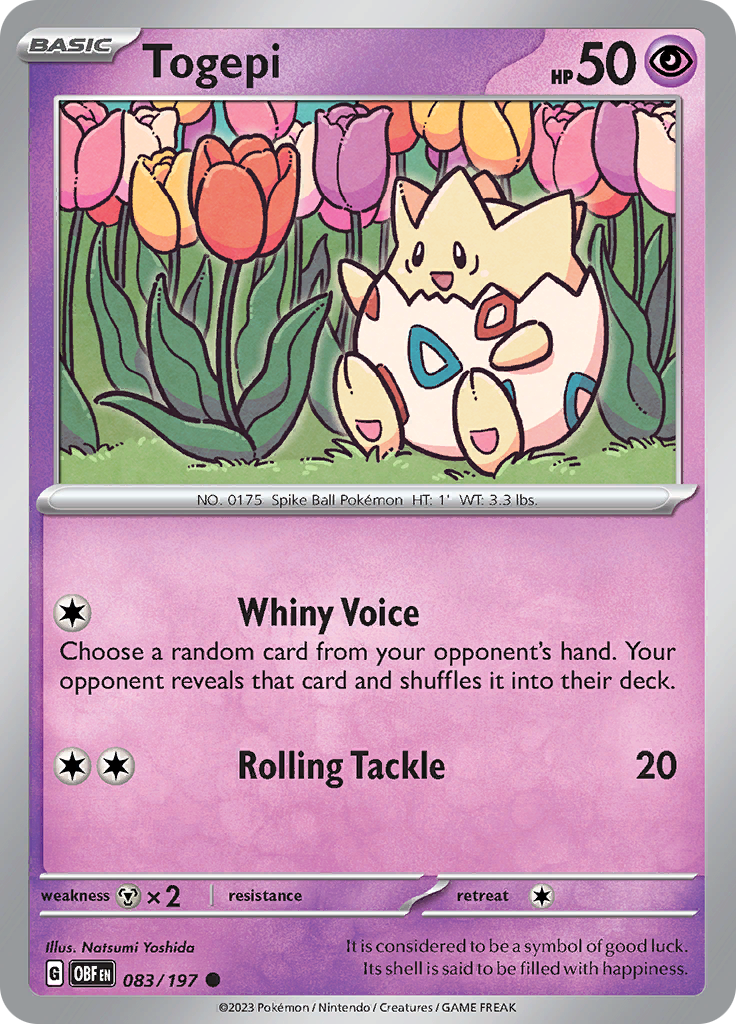 Togepi (083/197) [Scarlet & Violet: Obsidian Flames] | Galaxy Games LLC