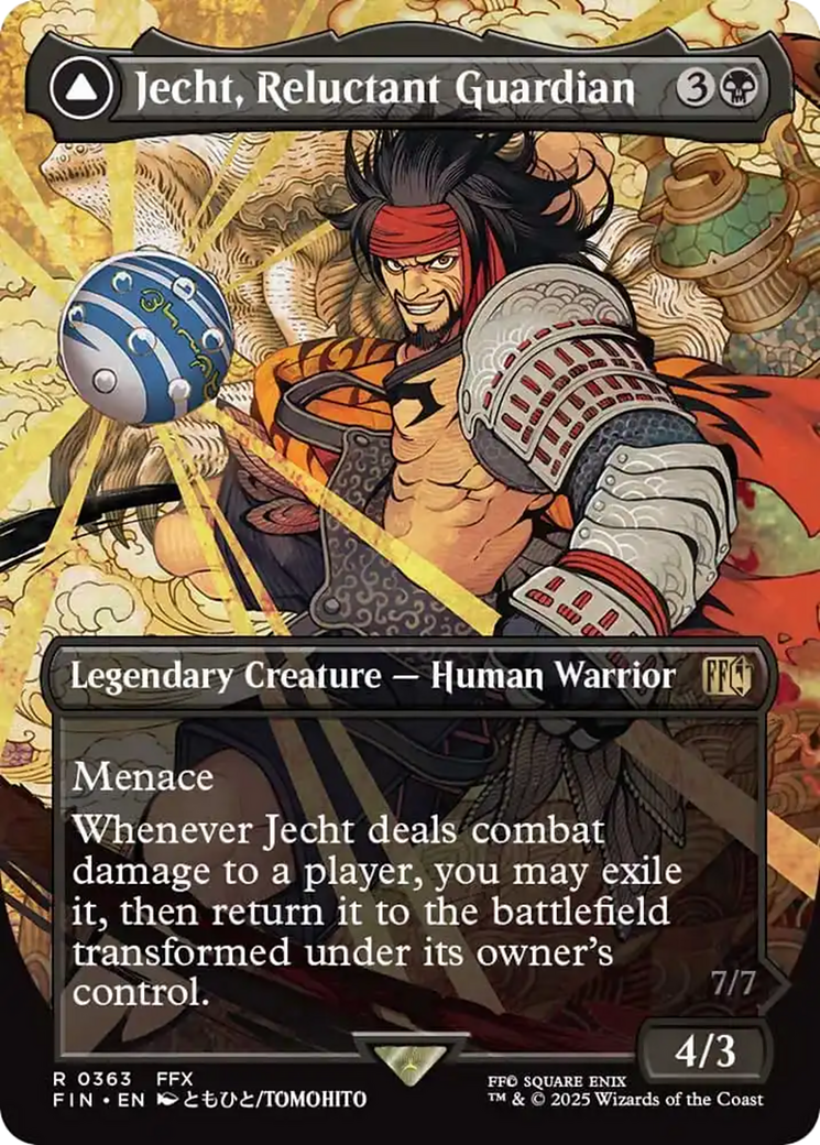 Jecht, Reluctant Guardian // Braska's Final Aeon (Borderless) [FINAL FANTASY] | Galaxy Games LLC