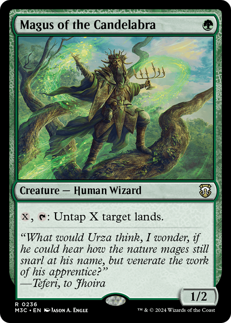 Magus of the Candelabra (Ripple Foil) [Modern Horizons 3 Commander] | Galaxy Games LLC