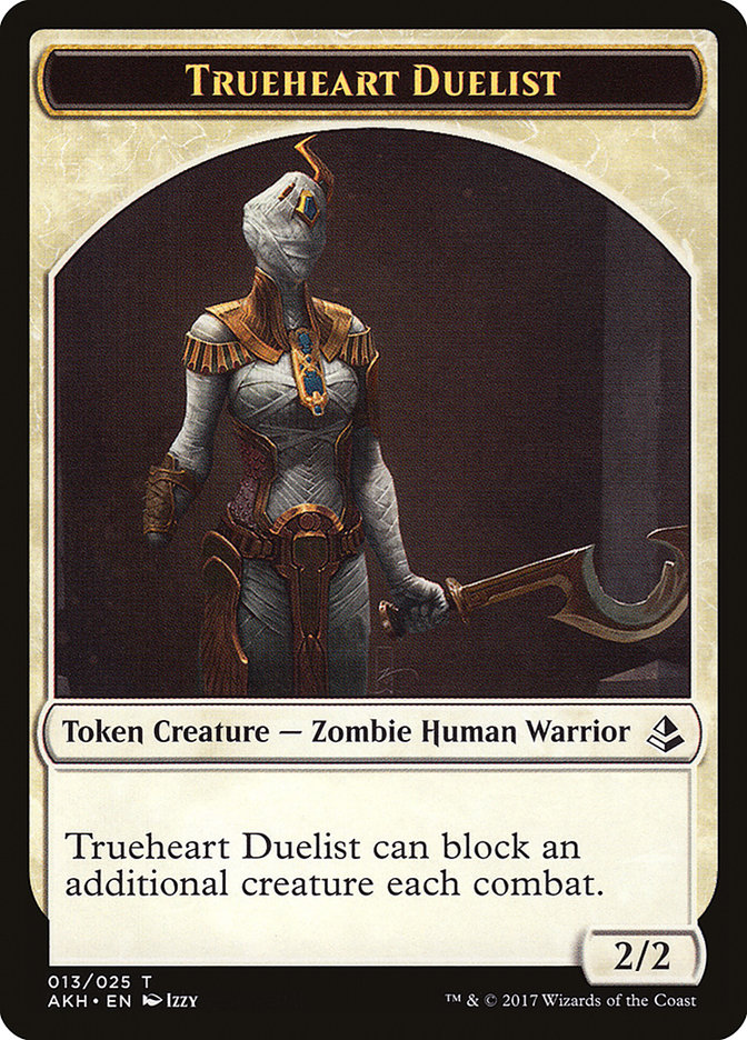 Trueheart Duelist // Snake Double-Sided Token [Amonkhet Tokens] | Galaxy Games LLC