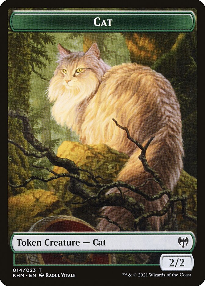 Treasure // Cat Double-Sided Token [Kaldheim Tokens] | Galaxy Games LLC