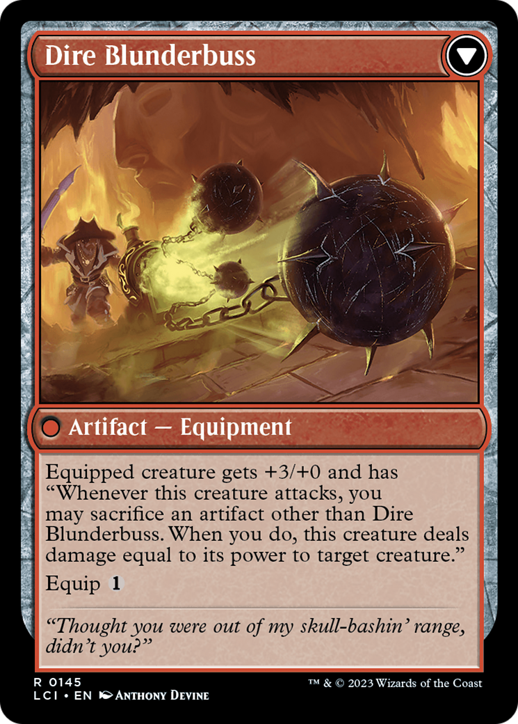 Dire Flail [The Lost Caverns of Ixalan] | Galaxy Games LLC