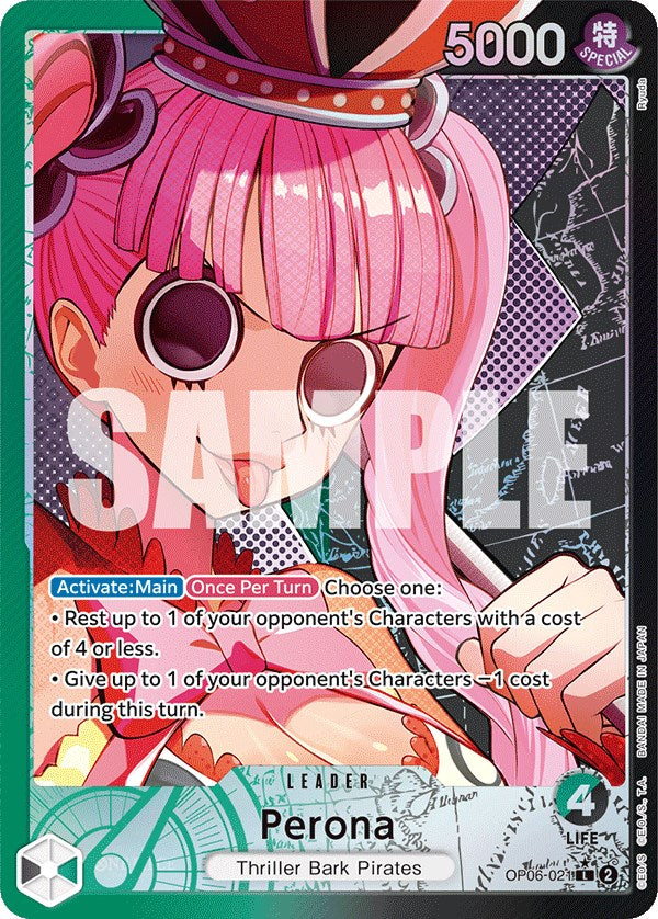 Perona (Alternate Art) [Wings of the Captain] | Galaxy Games LLC