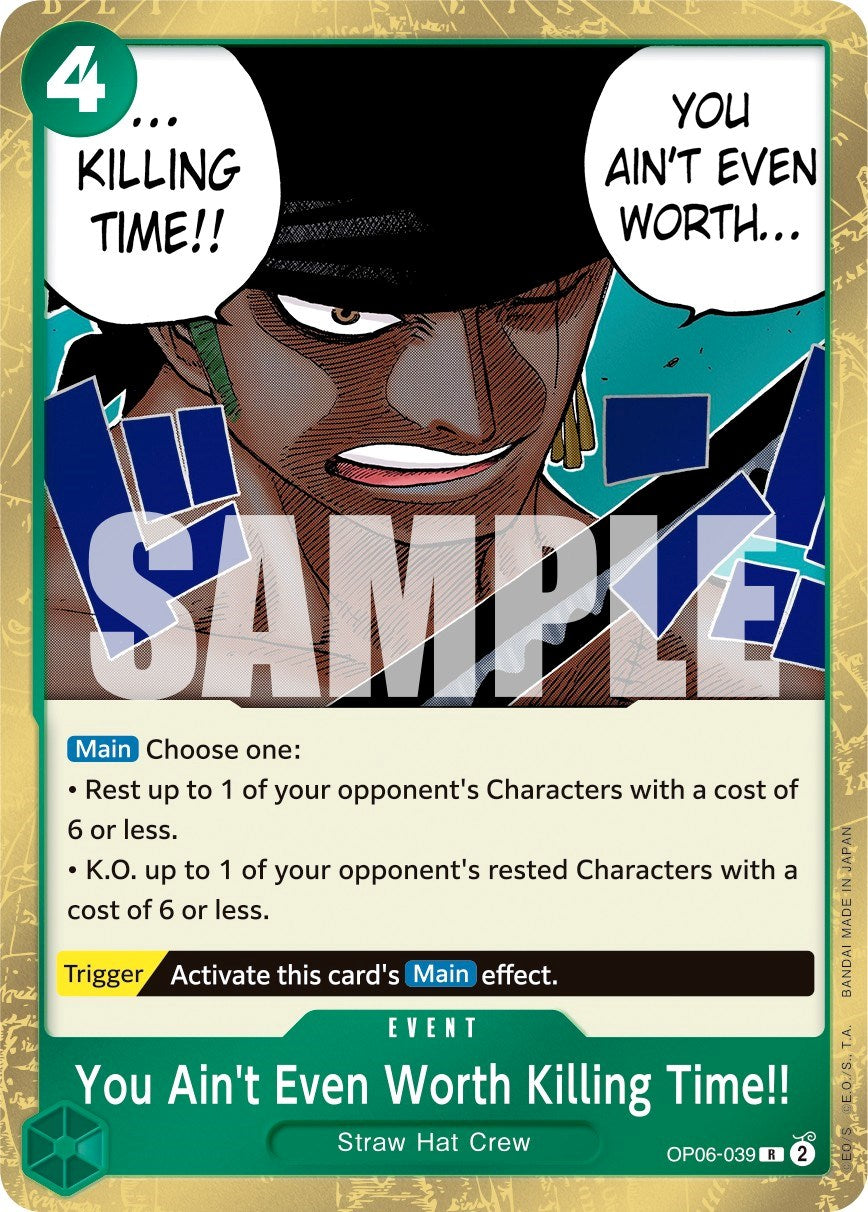 You Ain't Even Worth Killing Time!! [Wings of the Captain] | Galaxy Games LLC