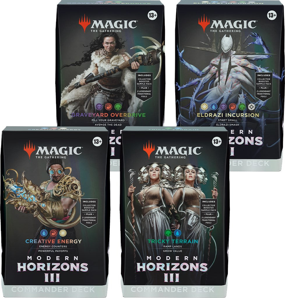 Modern Horizons 3 - Commander Deck Display | Galaxy Games LLC