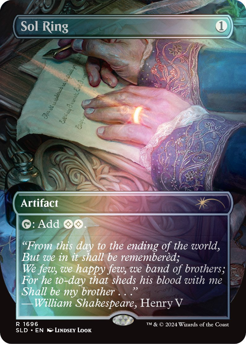 Sol Ring (1696) (Rainbow Foil) [Secret Lair: Sheldon's Spellbook] | Galaxy Games LLC