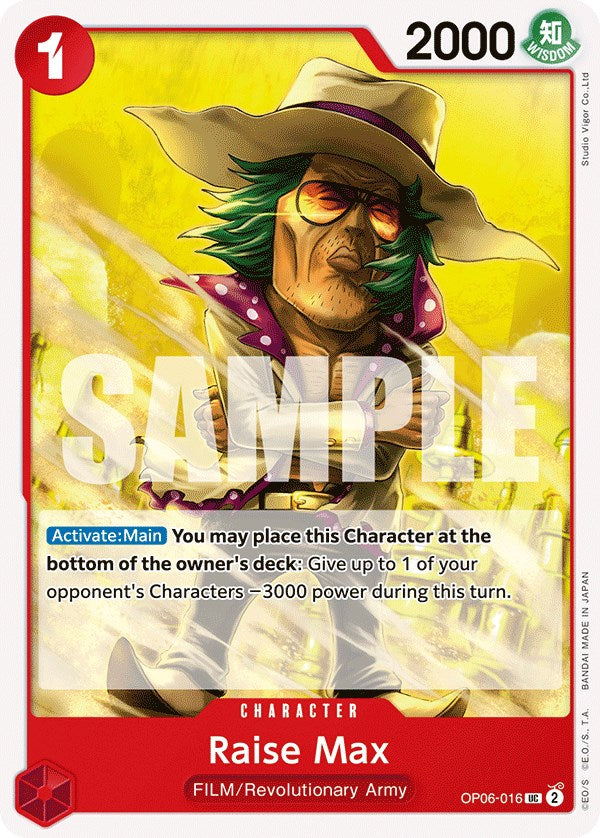 Raise Max [Wings of the Captain] | Galaxy Games LLC