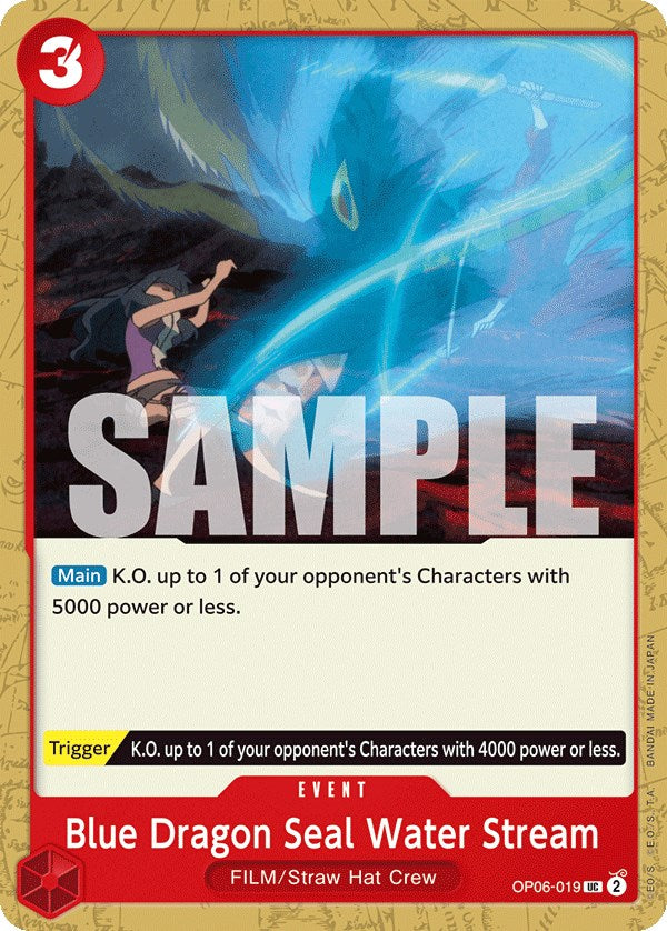 Blue Dragon Seal Water Stream [Wings of the Captain] | Galaxy Games LLC