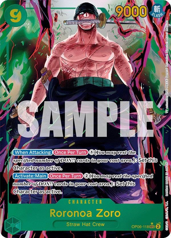 Roronoa Zoro (Alternate Art) [Wings of the Captain] | Galaxy Games LLC