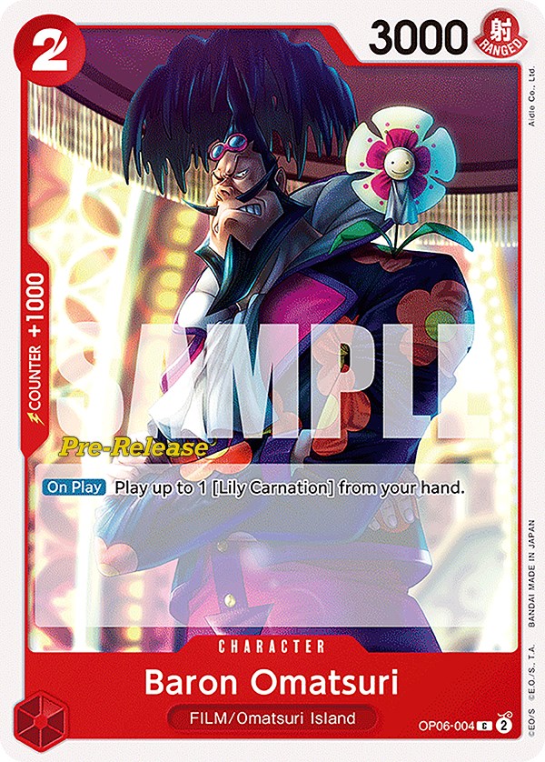 Baron Omatsuri [Wings of the Captain Pre-Release Cards] | Galaxy Games LLC