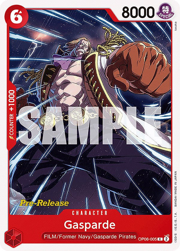 Gasparde [Wings of the Captain Pre-Release Cards] | Galaxy Games LLC