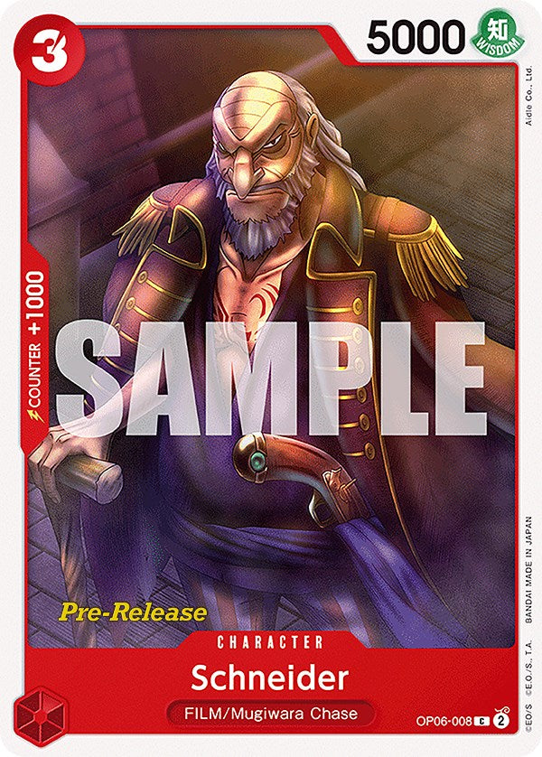Schneider [Wings of the Captain Pre-Release Cards] | Galaxy Games LLC