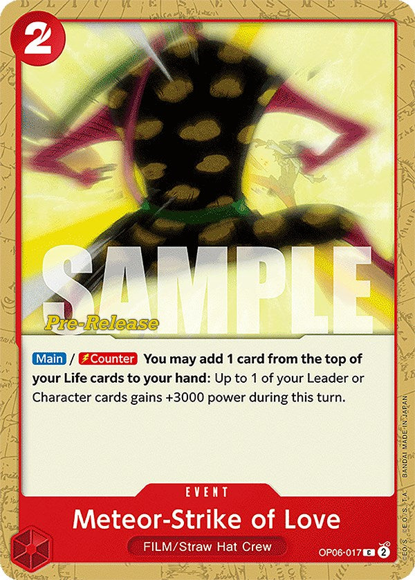 Meteor-Strike of Love [Wings of the Captain Pre-Release Cards] | Galaxy Games LLC