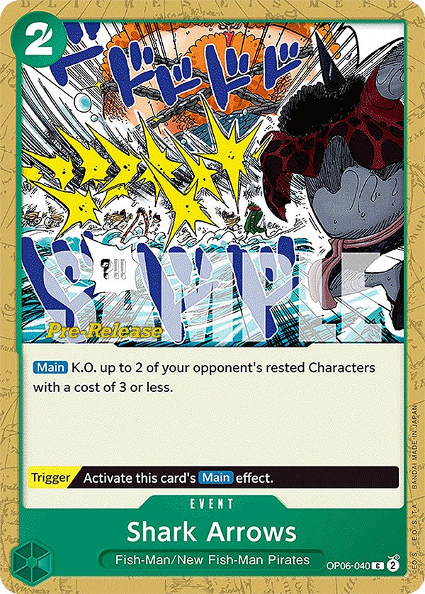 Shark Arrows [Wings of the Captain Pre-Release Cards] | Galaxy Games LLC