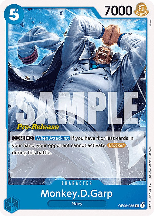 Monkey.D.Garp [Wings of the Captain Pre-Release Cards] | Galaxy Games LLC