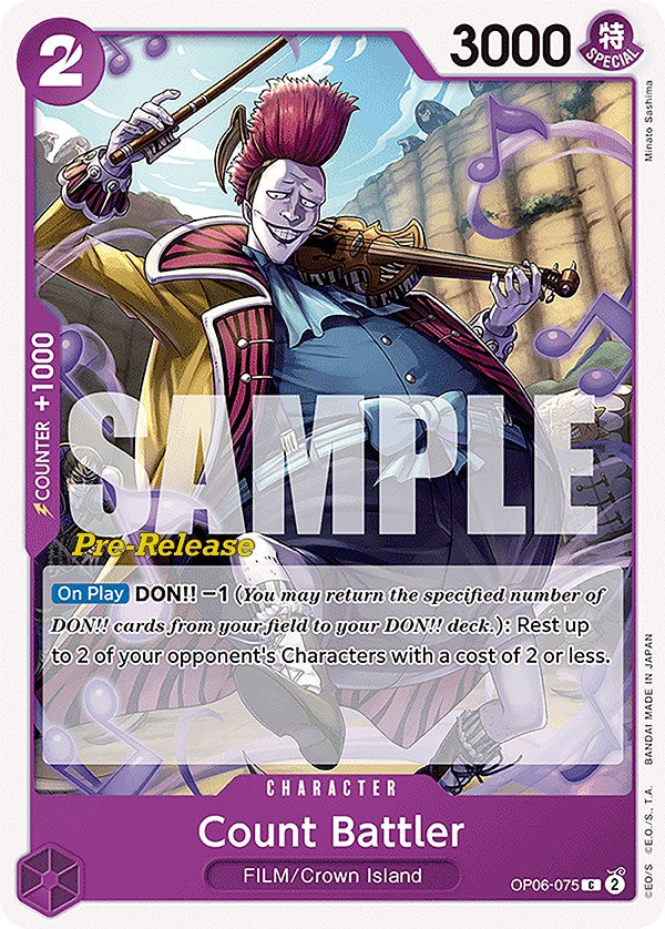 Count Battler [Wings of the Captain Pre-Release Cards] | Galaxy Games LLC