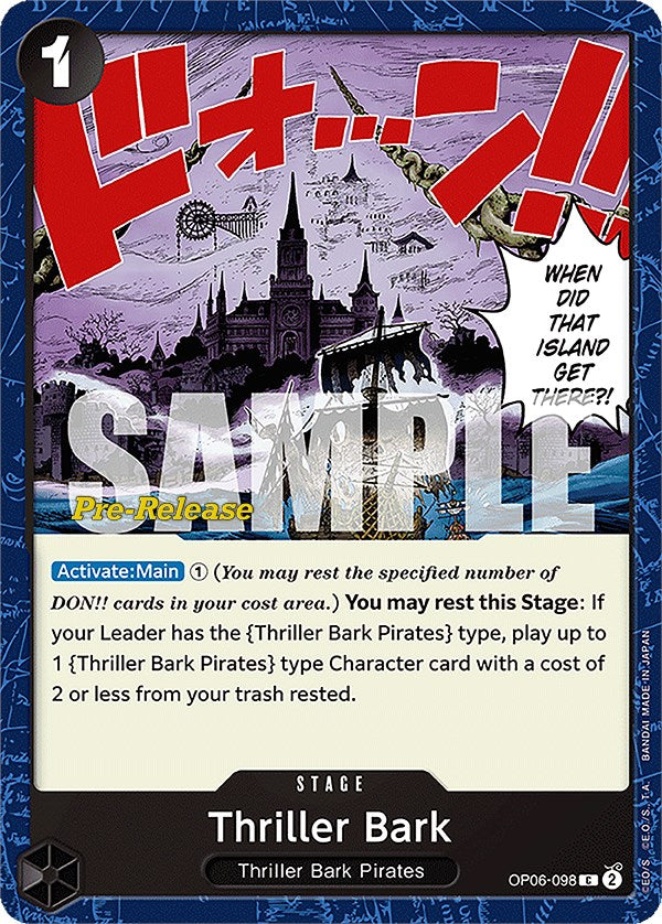 Thriller Bark [Wings of the Captain Pre-Release Cards] | Galaxy Games LLC