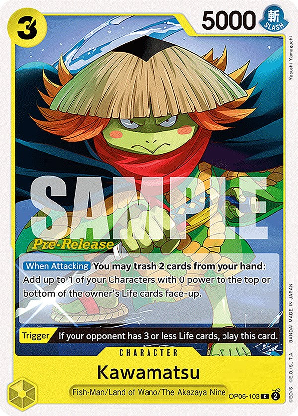 Kawamatsu [Wings of the Captain Pre-Release Cards] | Galaxy Games LLC