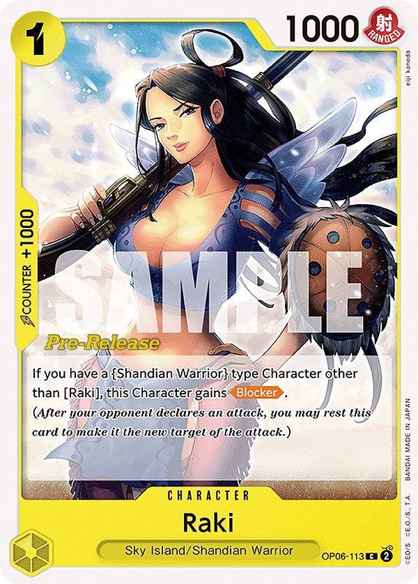 Raki [Wings of the Captain Pre-Release Cards] | Galaxy Games LLC