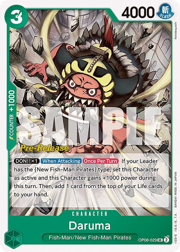 Daruma [Wings of the Captain Pre-Release Cards] | Galaxy Games LLC