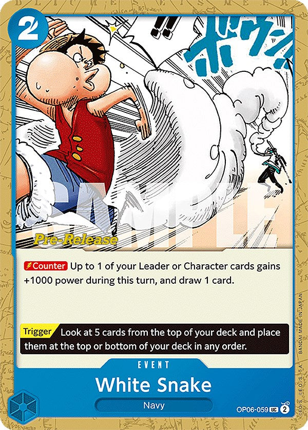 White Snake [Wings of the Captain Pre-Release Cards] | Galaxy Games LLC