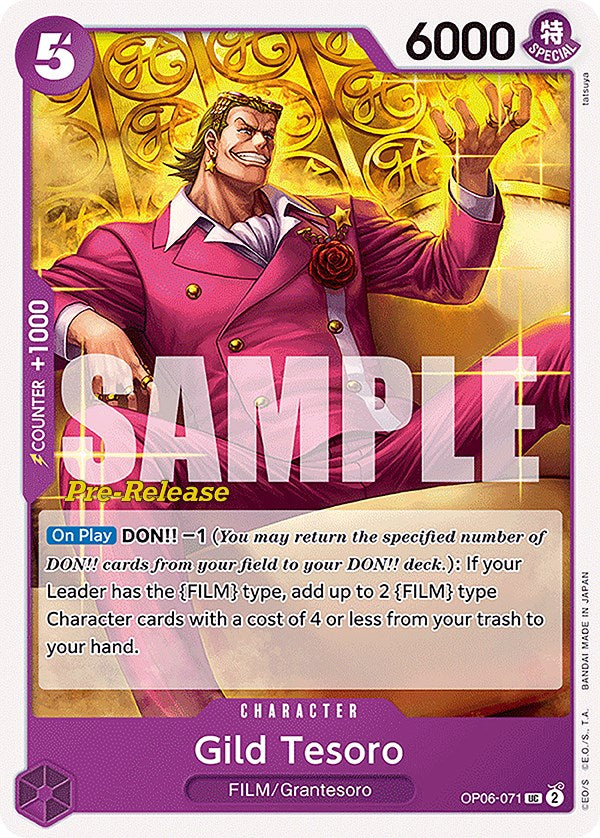 Gild Tesoro [Wings of the Captain Pre-Release Cards] | Galaxy Games LLC