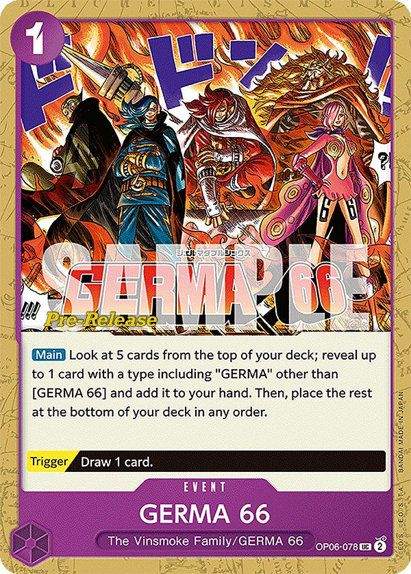GERMA 66 [Wings of the Captain Pre-Release Cards] | Galaxy Games LLC