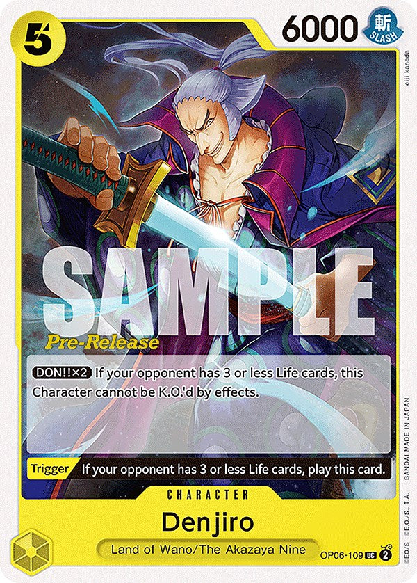Denjiro [Wings of the Captain Pre-Release Cards] | Galaxy Games LLC