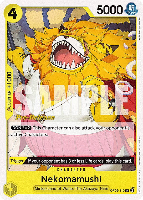 Nekomamushi [Wings of the Captain Pre-Release Cards] | Galaxy Games LLC