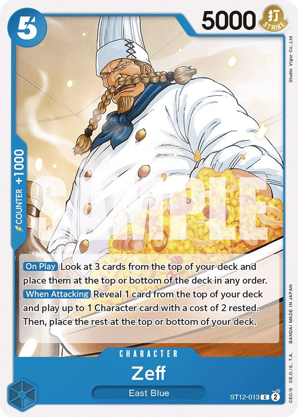 Zeff [Starter Deck: Zoro and Sanji] | Galaxy Games LLC