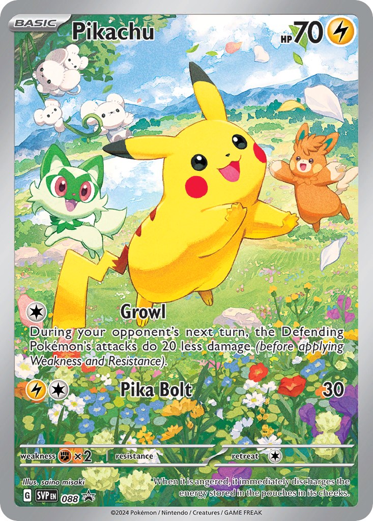 Pikachu (088) [Scarlet & Violet: Black Star Promos] | Galaxy Games LLC