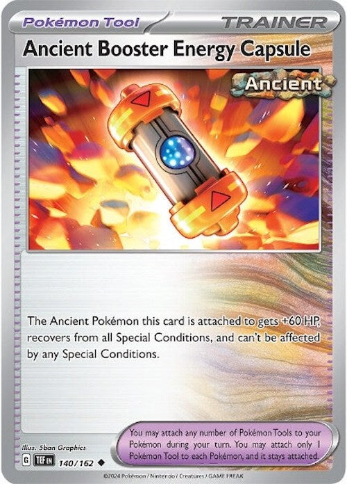 Ancient Booster Energy Capsule (140/162) [Scarlet & Violet: Temporal Forces] | Galaxy Games LLC