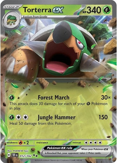 Torterra ex (012/162) [Scarlet & Violet: Temporal Forces] | Galaxy Games LLC