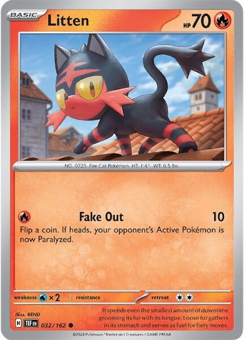 Litten (032/162) [Scarlet & Violet: Temporal Forces] | Galaxy Games LLC