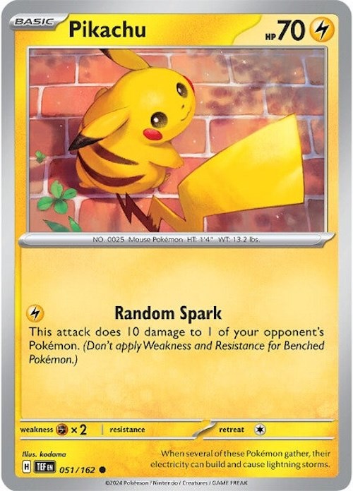 Pikachu (051/162) [Scarlet & Violet: Temporal Forces] | Galaxy Games LLC