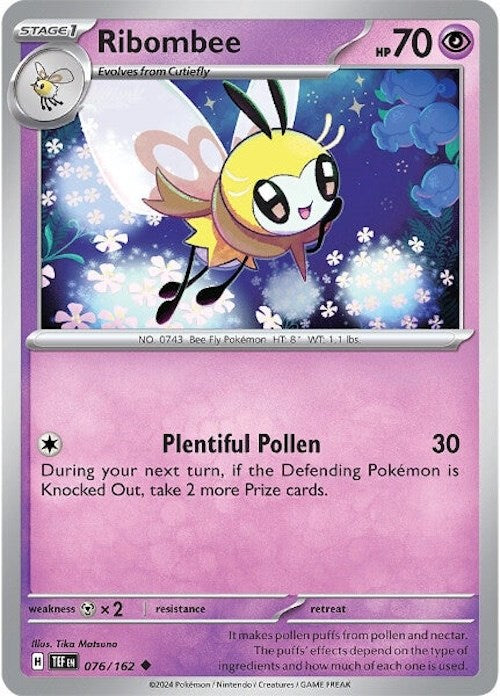 Ribombee (076/162) [Scarlet & Violet: Temporal Forces] | Galaxy Games LLC
