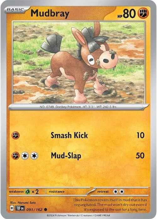 Mudbray (091/162) [Scarlet & Violet: Temporal Forces] | Galaxy Games LLC