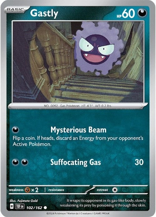 Gastly (102/162) [Scarlet & Violet: Temporal Forces] | Galaxy Games LLC