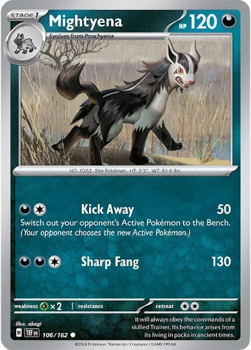 Mightyena (106/162) [Scarlet & Violet: Temporal Forces] | Galaxy Games LLC