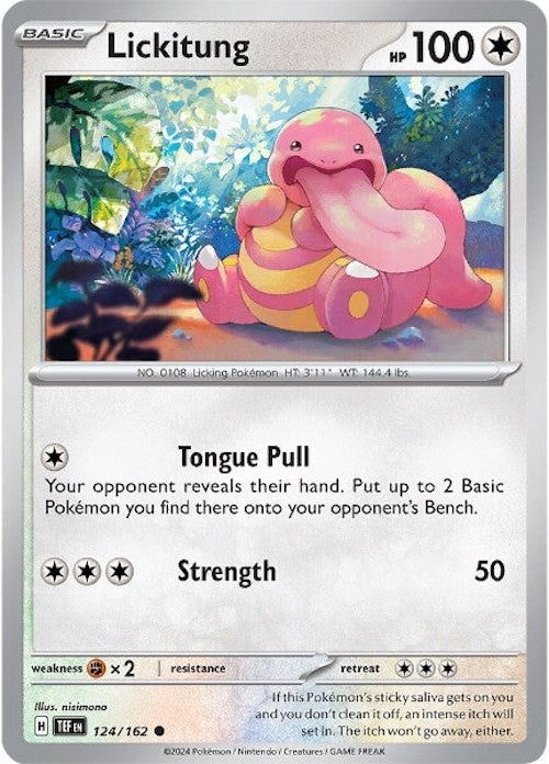 Lickitung (124/162) [Scarlet & Violet: Temporal Forces] | Galaxy Games LLC