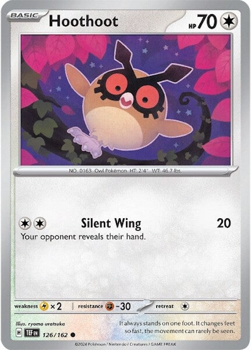 Hoothoot (126/162) [Scarlet & Violet: Temporal Forces] | Galaxy Games LLC