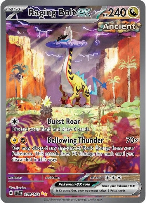 Raging Bolt ex (208/162) [Scarlet & Violet: Temporal Forces] | Galaxy Games LLC