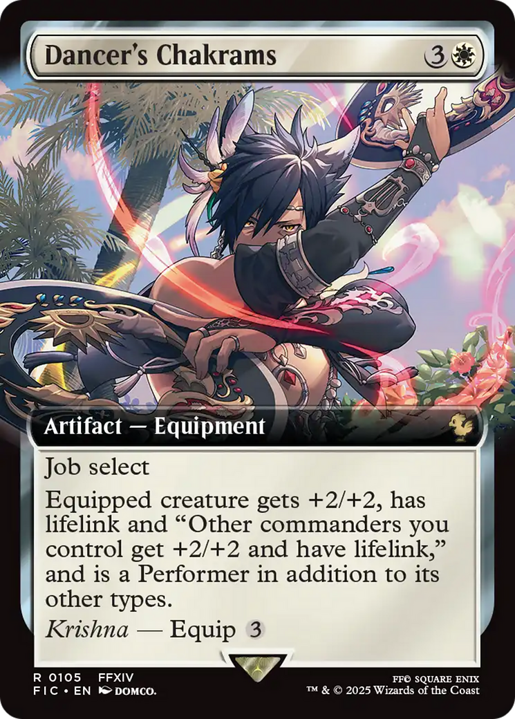 Dancer's Chakrams (Extended Art) [FINAL FANTASY Commander] | Galaxy Games LLC