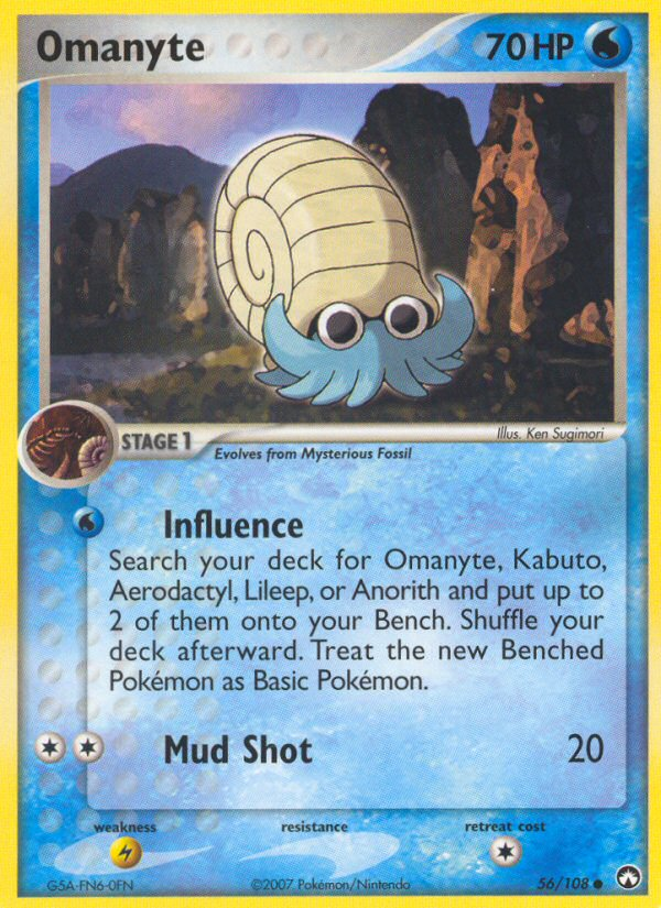 Omanyte (56/108) [EX: Power Keepers] | Galaxy Games LLC