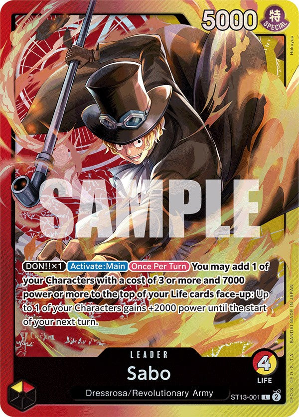 Sabo [Ultra Deck: The Three Brothers] | Galaxy Games LLC