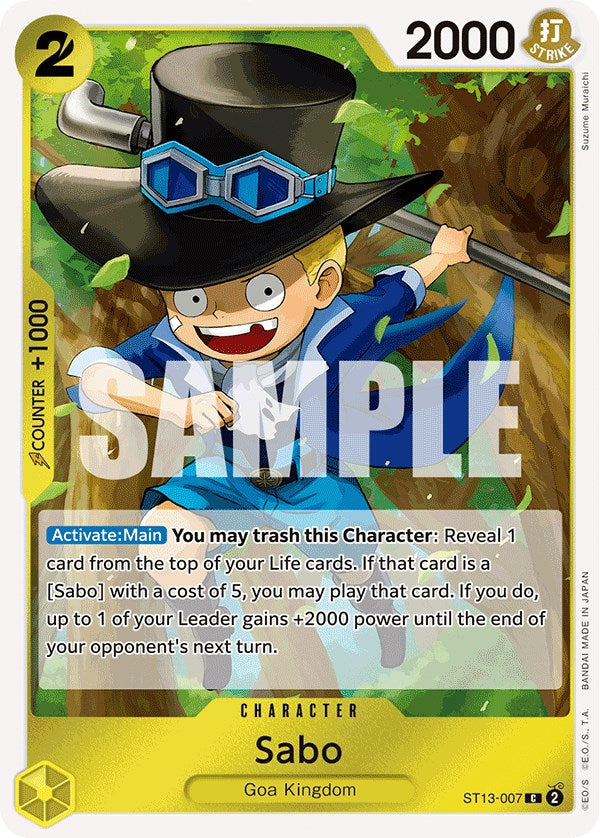 Sabo [Ultra Deck: The Three Brothers] | Galaxy Games LLC