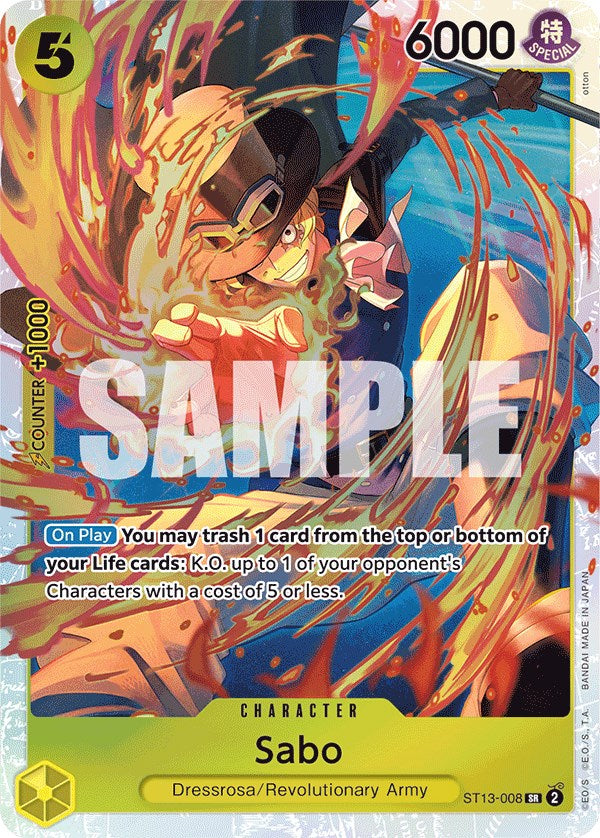 Sabo [Ultra Deck: The Three Brothers] | Galaxy Games LLC