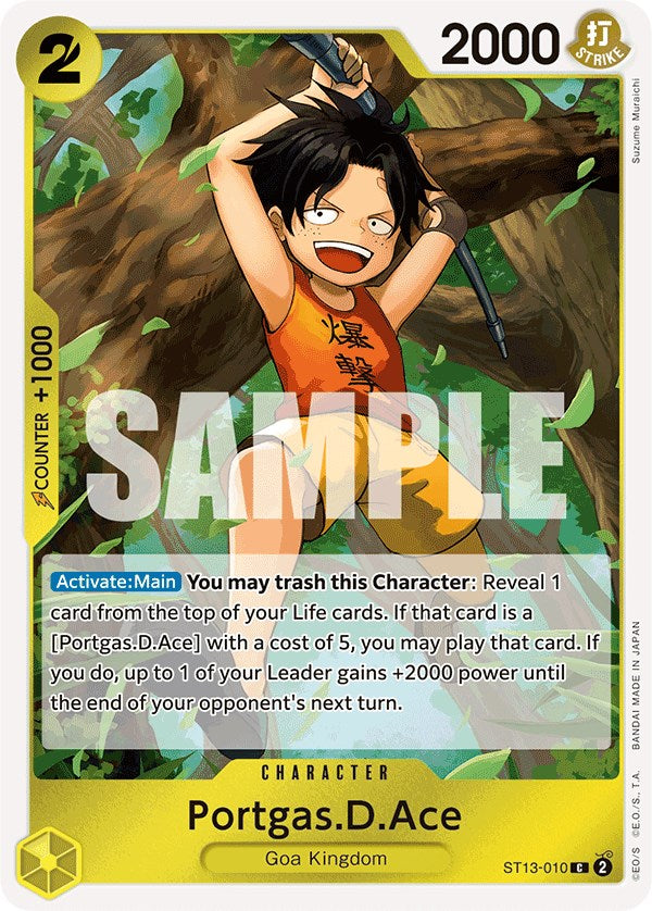 Portgas.D.Ace [Ultra Deck: The Three Brothers] | Galaxy Games LLC