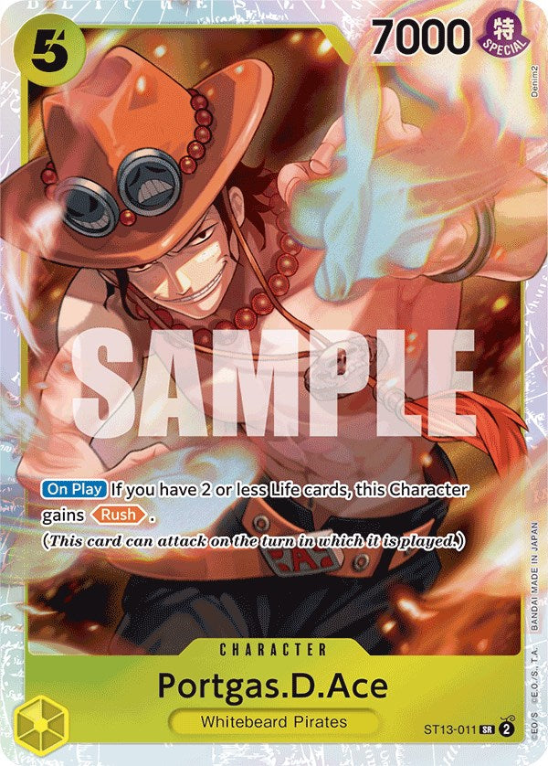 Portgas.D.Ace [Ultra Deck: The Three Brothers] | Galaxy Games LLC