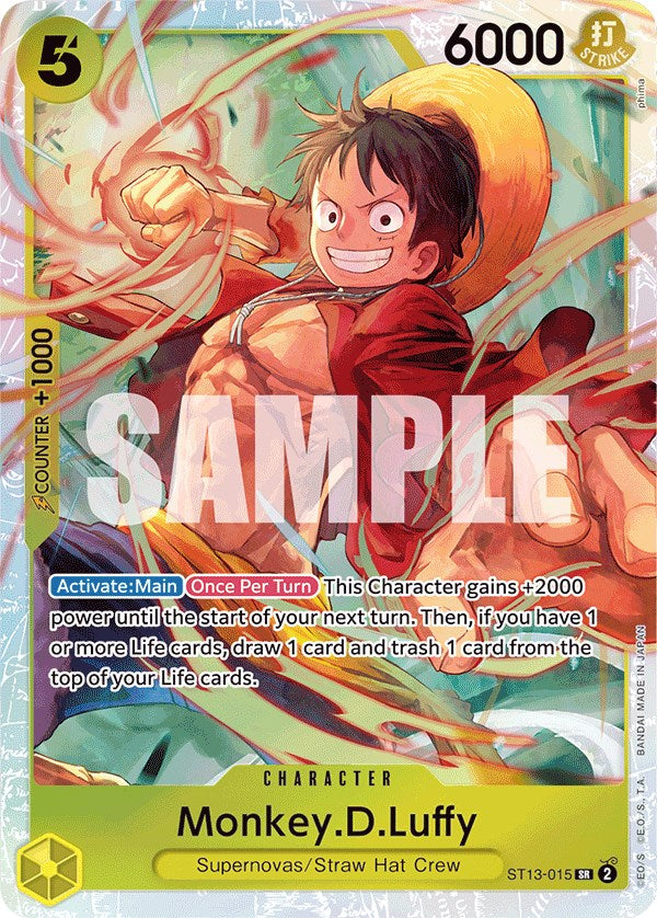 Monkey.D.Luffy [Ultra Deck: The Three Brothers] | Galaxy Games LLC